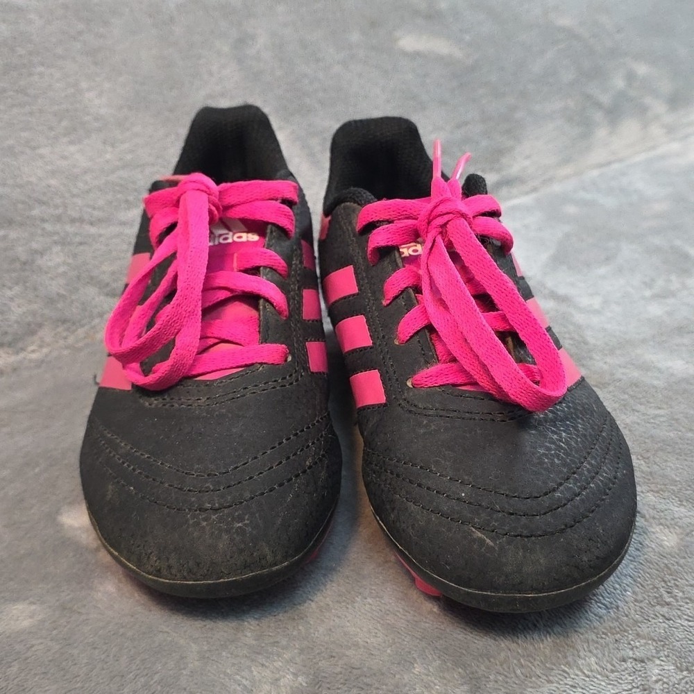 Adidas Goletto kids Soccer Cleats Size 12K Pink Black G26368 - Picture 2 of 7
